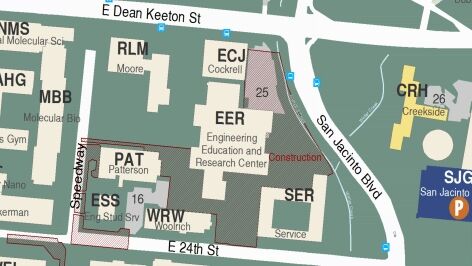 Building map location for Department of Electrical and Computer Engineering