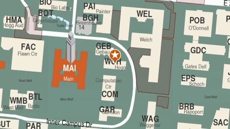 Building map location for Department of Asian Studies